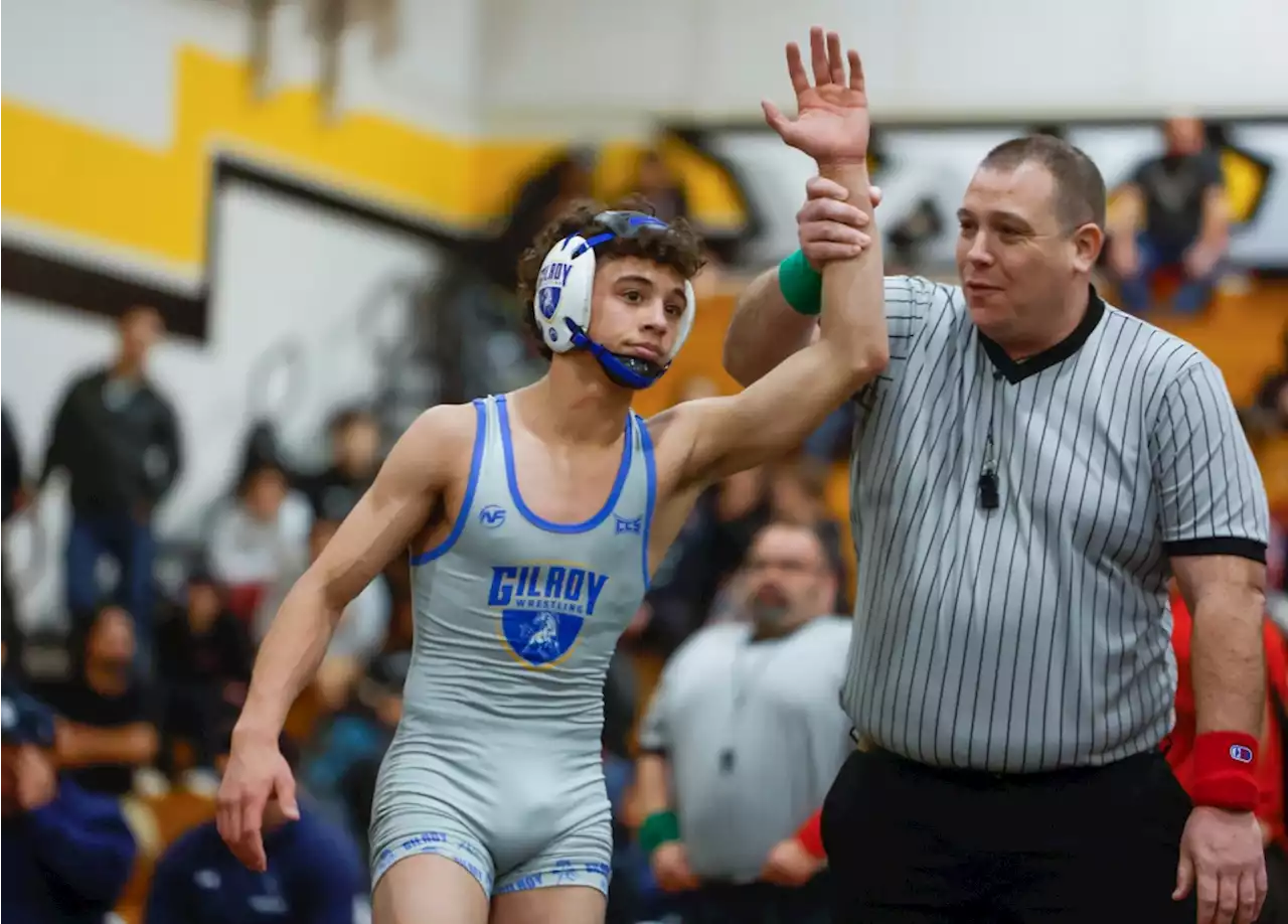 CIF wrestling: Gilroy, Branham, Menlo-Atherton wrestlers win state championships