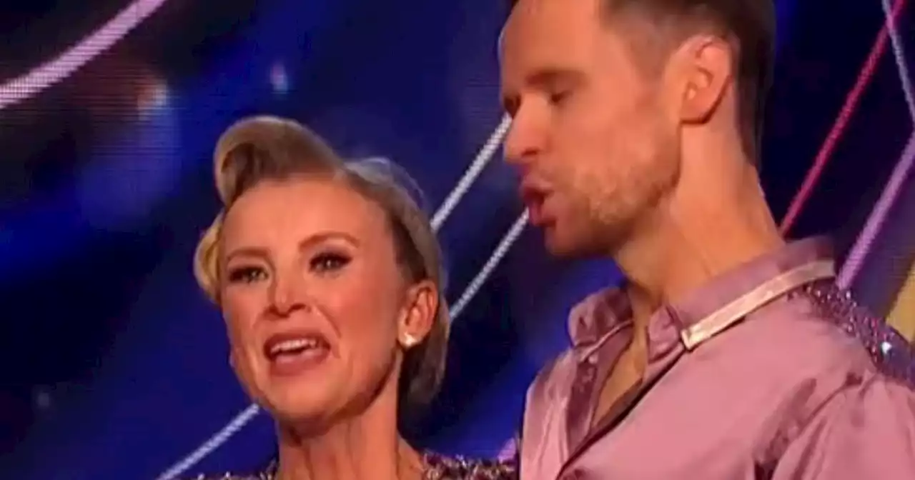 Dancing On Ice's Carley Stenson breaks down in tears as she's eliminated