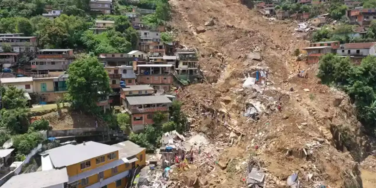 Deslave en Brasil suma 64 muertos tras caos por tormentas e inundaciones