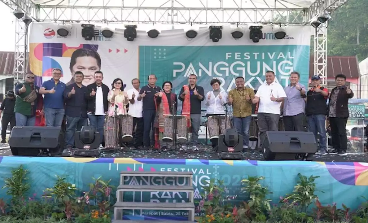 Pegadaian Ramaikan Festival Panggung Rakyat BUMN di Parapat