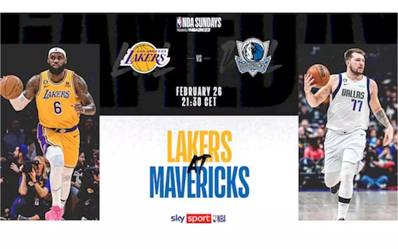 Mavs-Lakers in diretta su Sky e in LIVE STREAMING