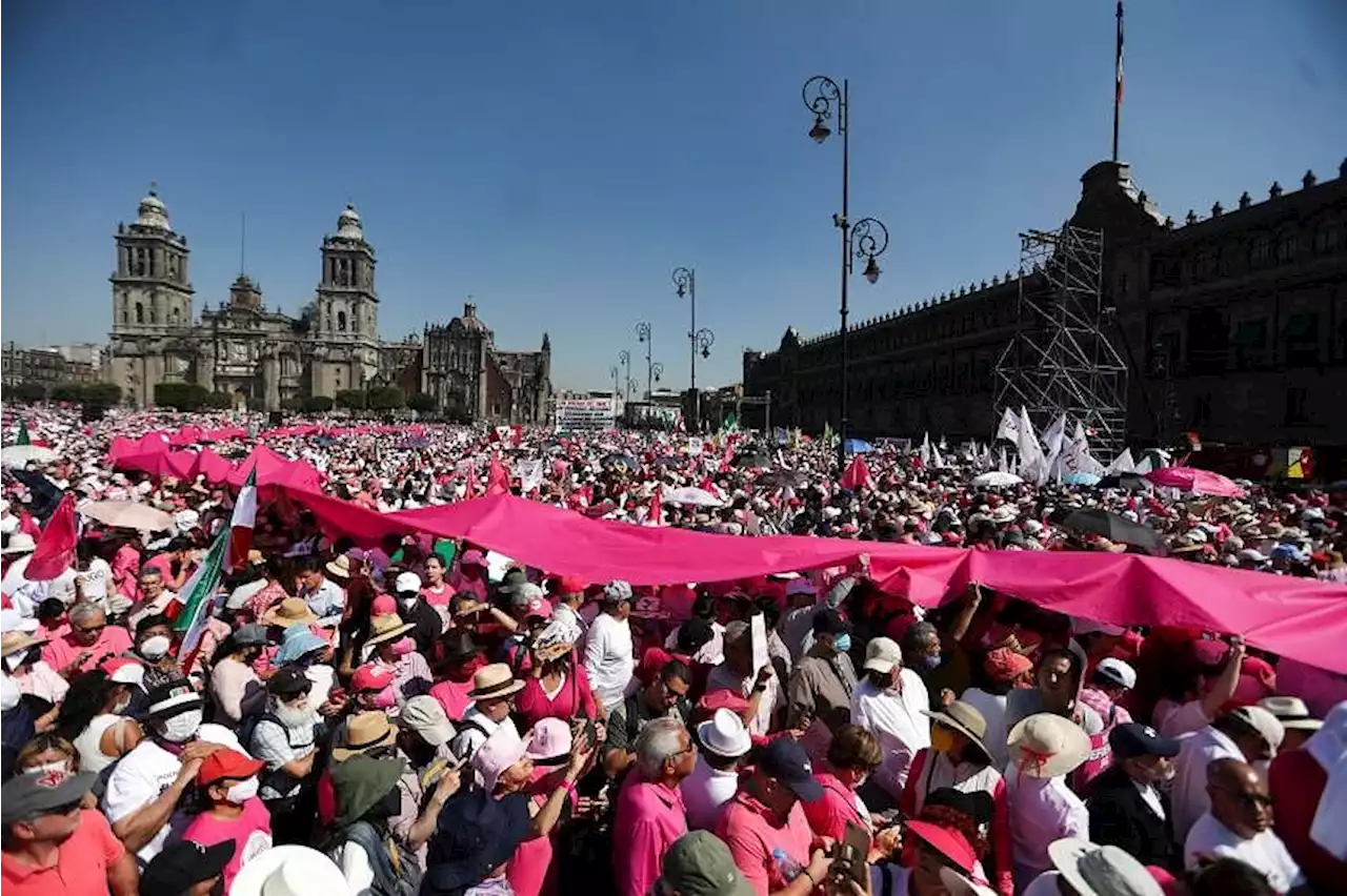 Thousands protest against electoral overhaul in Mexico