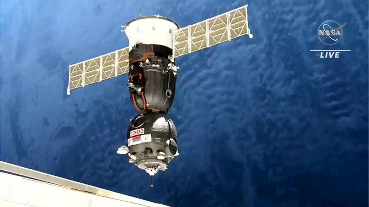 A Replacement Soyuz Arrives Safely at the International Space Station