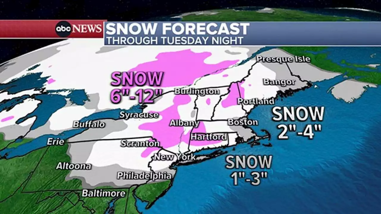 Massive winter storm that brought rare snow to parts of California now moving east