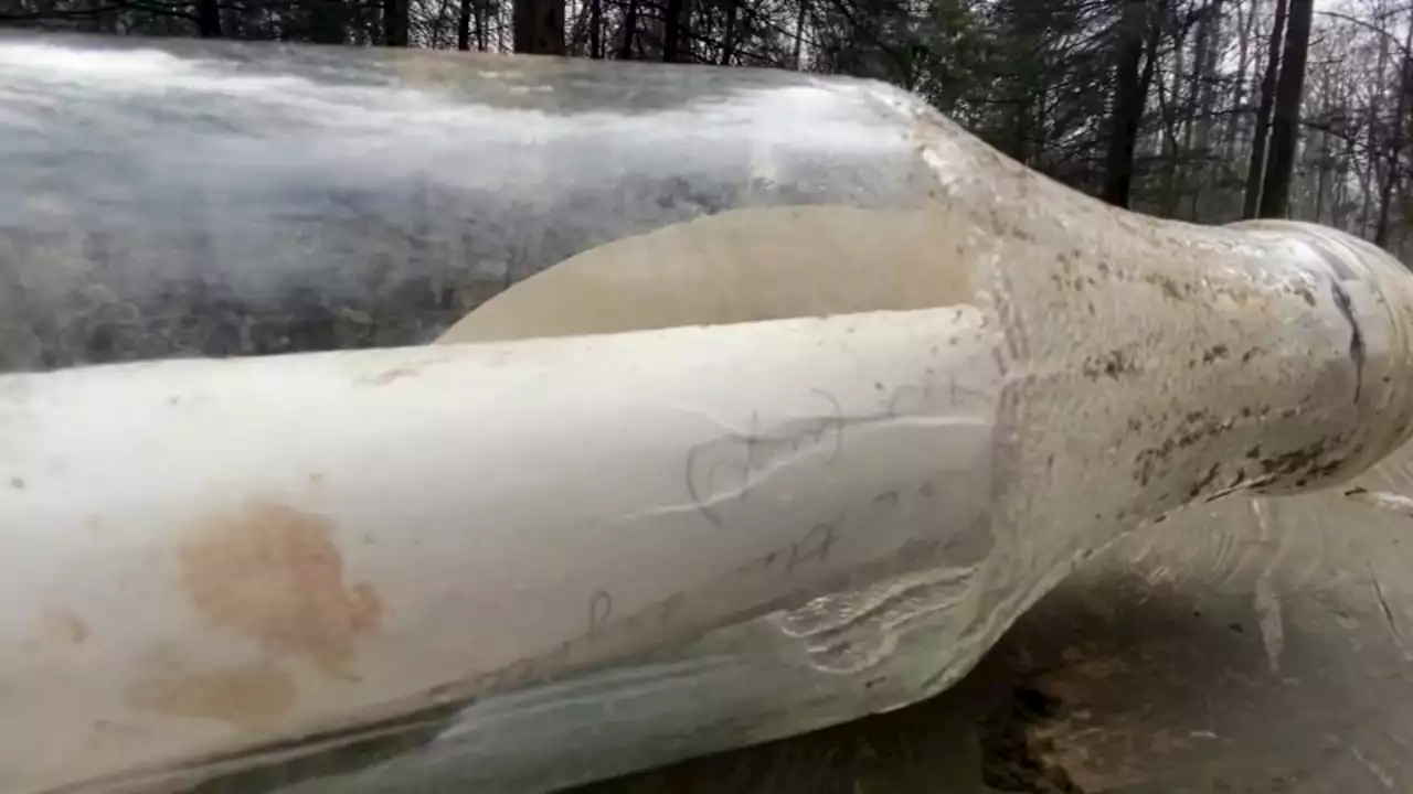 50-year-old message found in bottle in Fowlers Hollow State Park in Pennsylvania