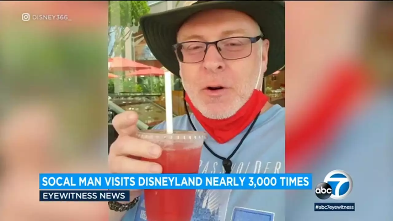 Southern California man's 3,000 visits to Disneyland earn him Guinness World Record