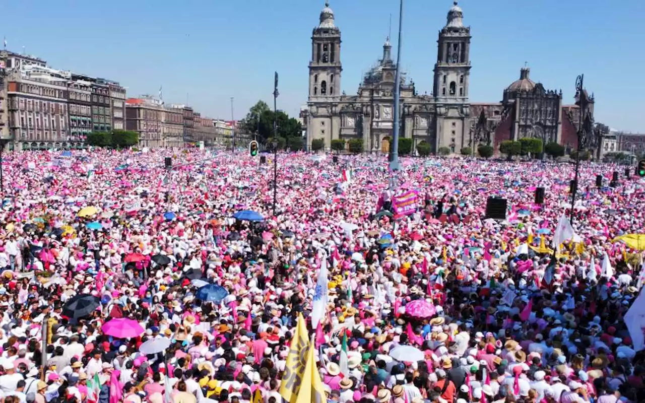 Así fue la concentración en defensa del voto en CDMX | Fotos