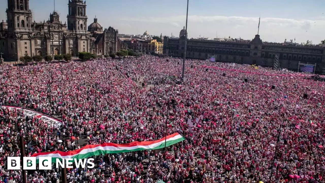 Mexico protests: Huge crowds rally against electoral reform