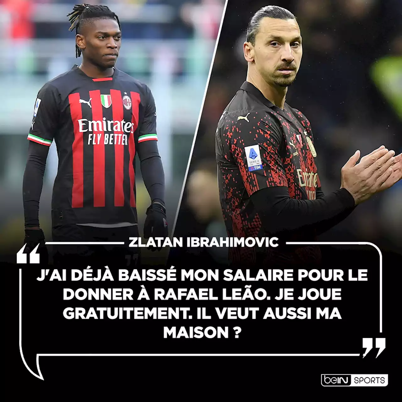 AC Milan : Ambitieux, Ibrahimovic évoque le contrat de Leão