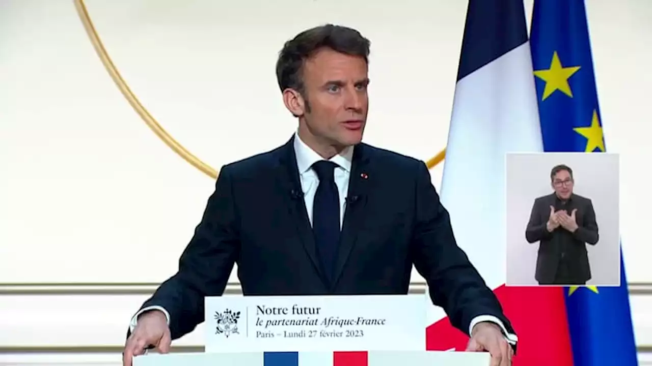 Macron annonce une prochaine 'diminution visible' des effectifs militaires français en Afrique