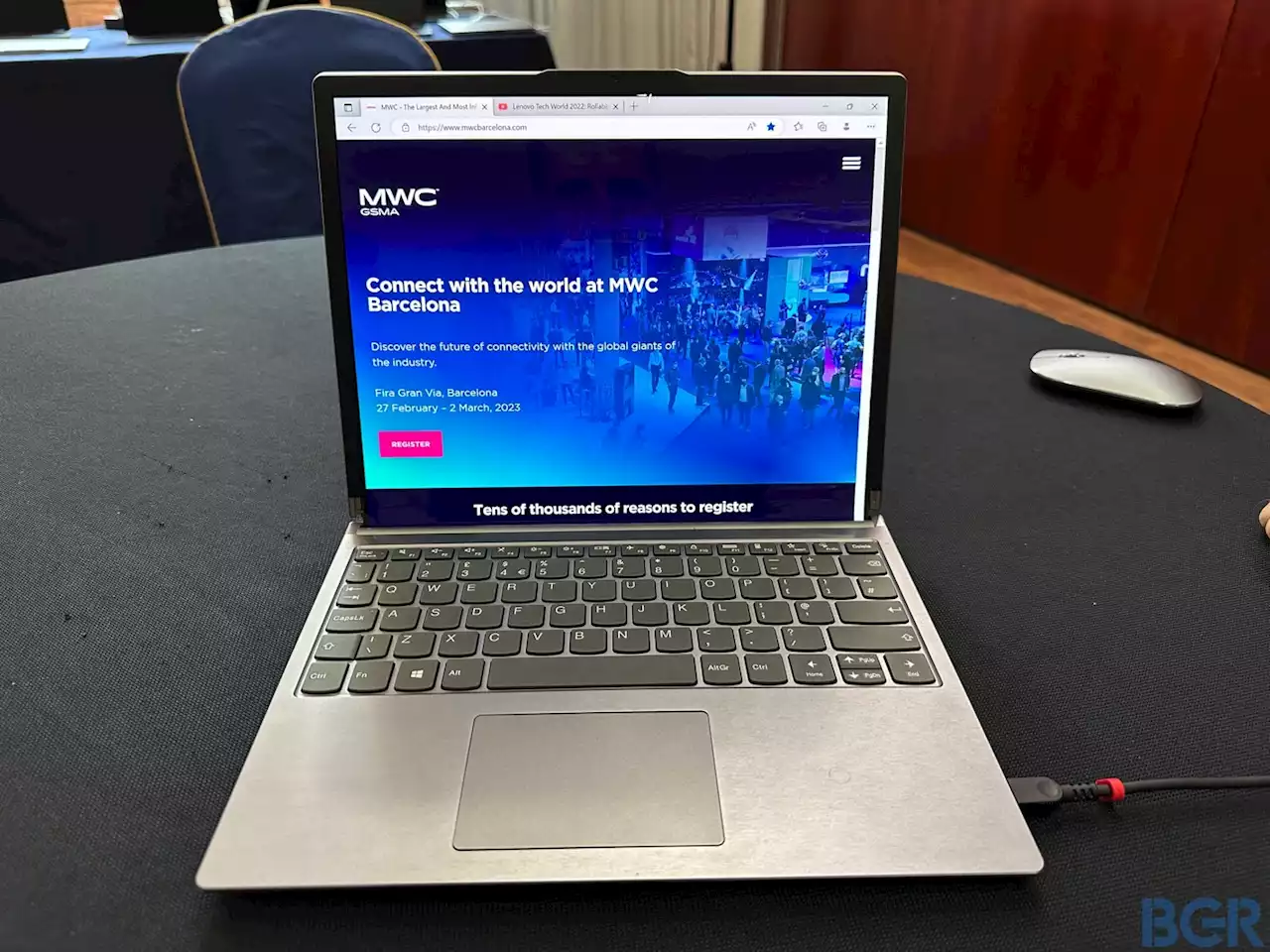 New Lenovo concept laptop has a huge rollable OLED display (hands-on)