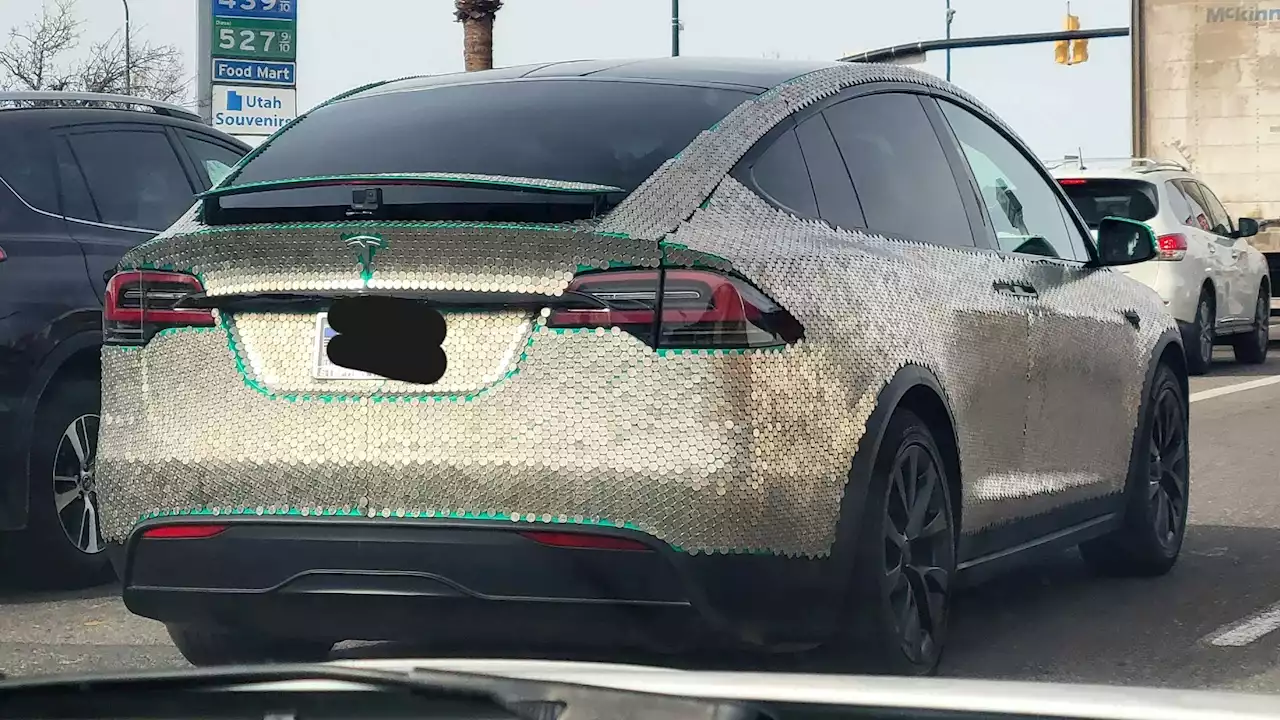 Nickel-Plated Tesla Model X Is Worth Every Cent | Carscoops