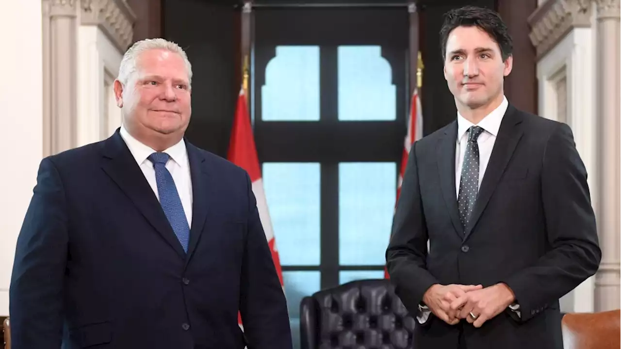 Trudeau, Ford make a joint announcement