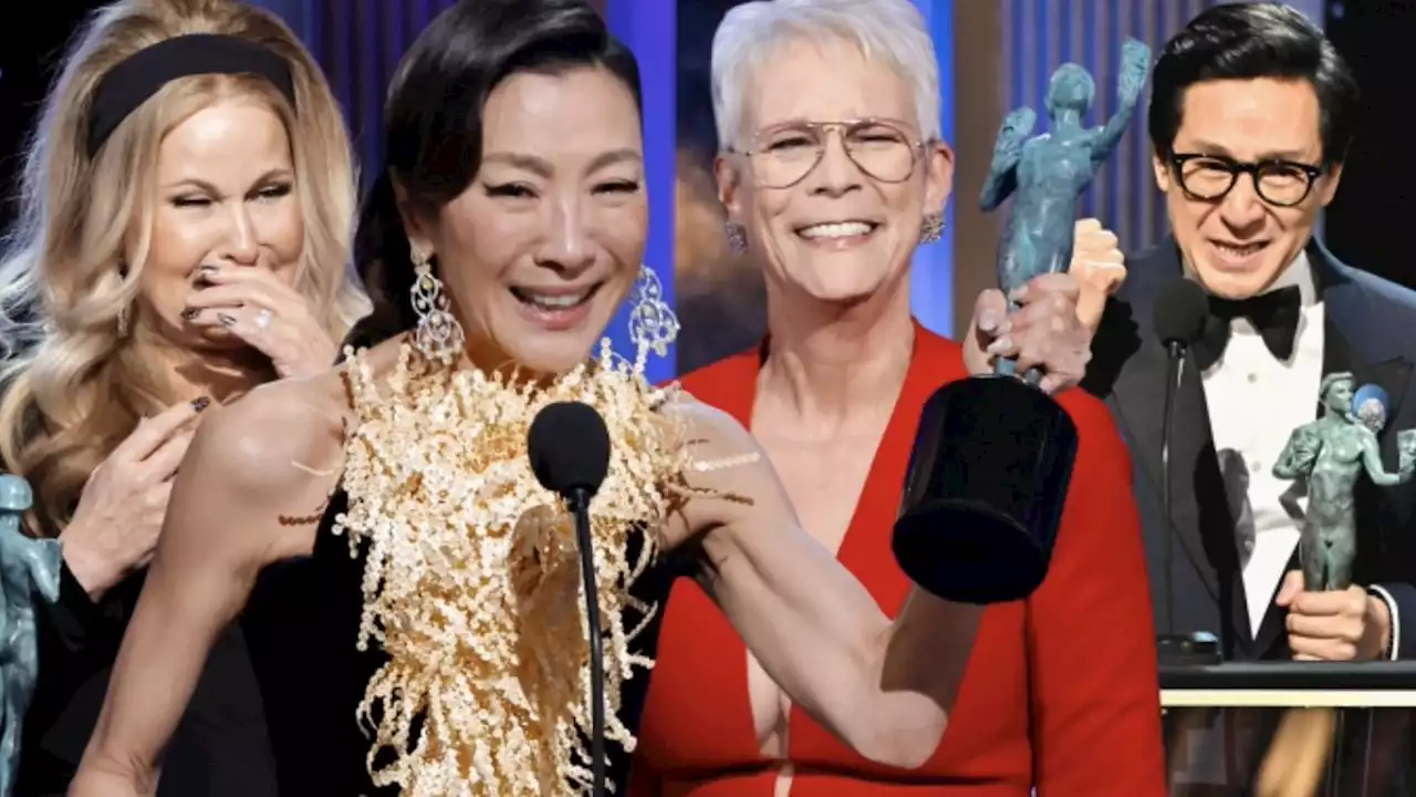 SAG Awards: ‘Everything Everywhere All At Once’ Wins Top Film Prize; Michelle Yeoh & Brendan Fraser Take Lead Acting Honors; ‘White Lotus’ A Double Winner – Full List