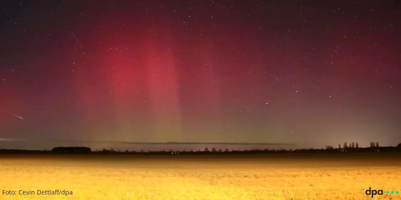 Polarlichter über Deutschland: Dieses Himmelsspektakel gab es heute Nacht