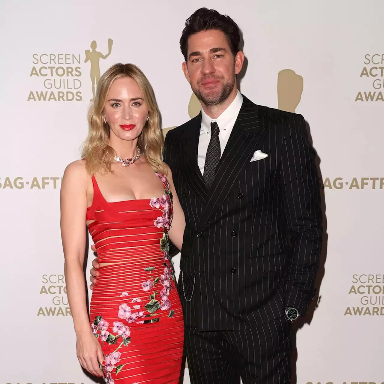 Emily Blunt, John Krasinski and More Celeb Couples Turning 2023 SAG Awards Into a Glamorous Date Night - E! Online