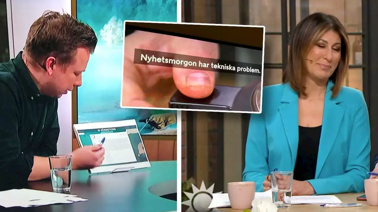 Tekniskt strul i TV4 – Nyhetsmorgon försenades