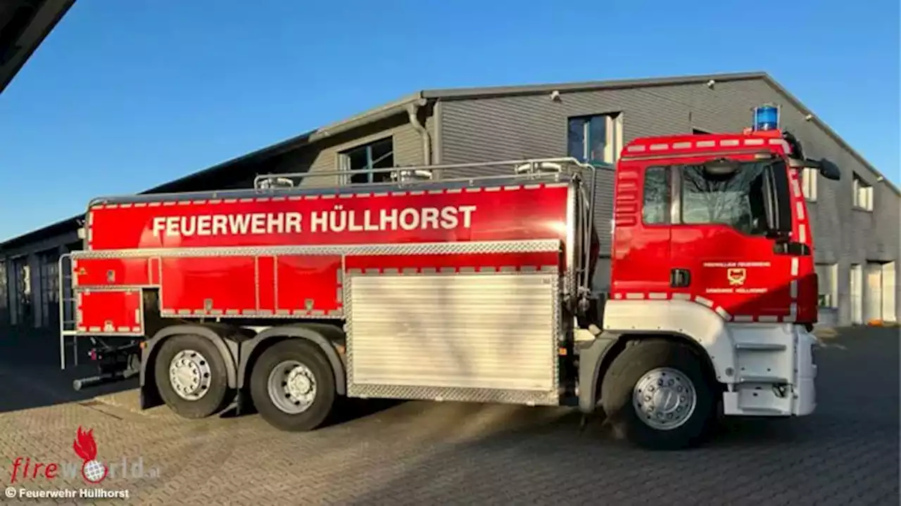 D: 15.000 Liter Tanklöschfahrzeug auf 3-Achs-Fahrgestell für die Feuerwehr Hüllhorst