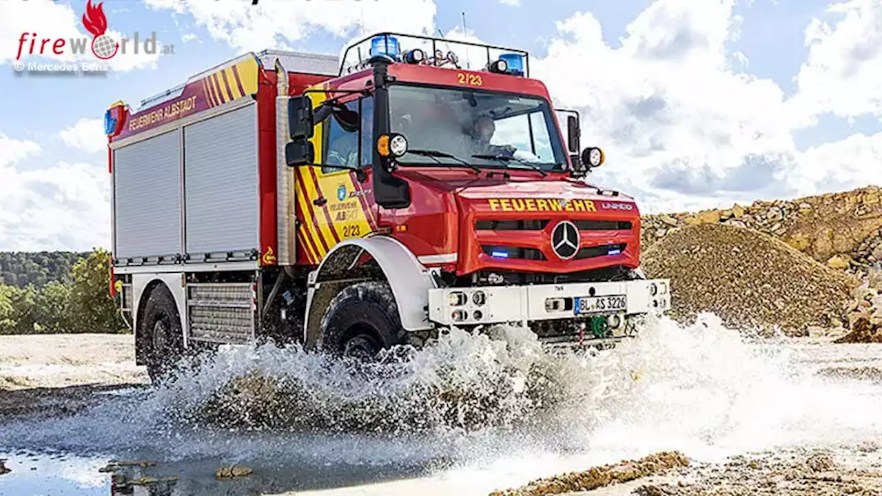 D: Extremes Fahrzeug für extreme Witterung → Unimog TLF 3000 der Feuerwehr Albstadt