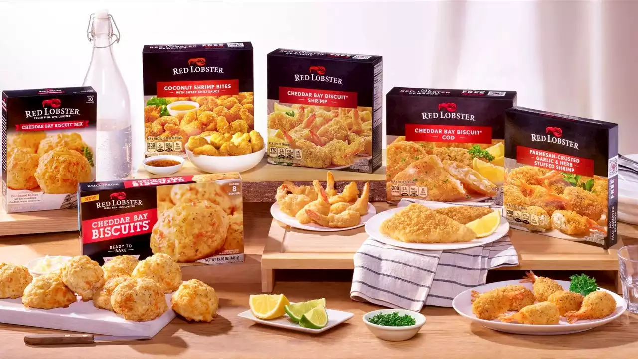 Red Lobster launches line of frozen seafood products