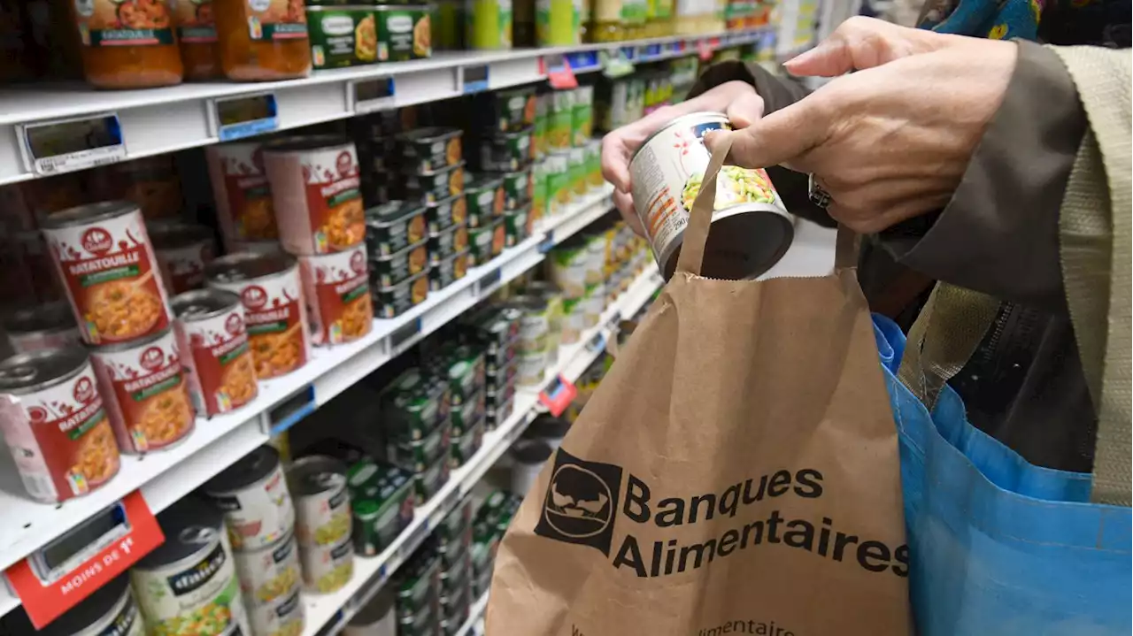 Pouvoir d'achat : les Banques alimentaires comptaient plus d'un tiers de nouveaux bénéficiaires en 2022