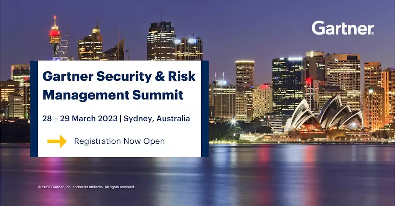 Gartner Security & Risk Management Summit 2023, Sydney, Australia