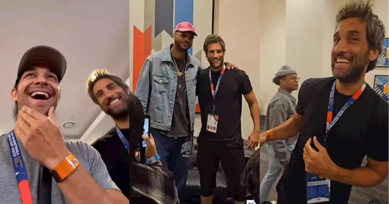 Nico Bolzico gets cold feet as he meets Carmelo Anthony, fails to take video of Wil Dasovich