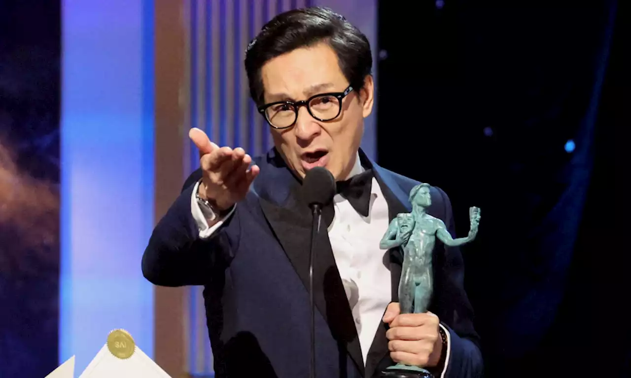 SAG AWARDS: Ke Huy Quan becomes first Asian man to win an individual award for film