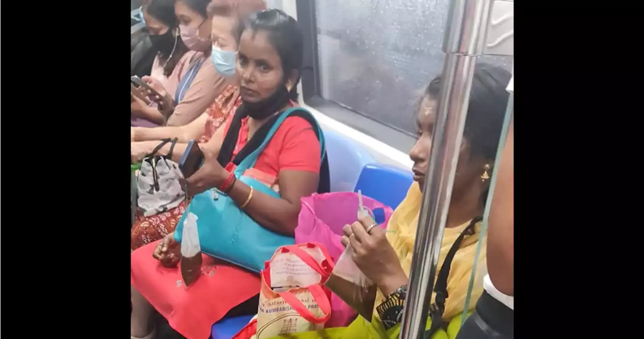 Netizen: 'Take MRT can lim kopi meh?' — Singaporeans weigh in on woman seen drinking coffee in MRT - Singapore News