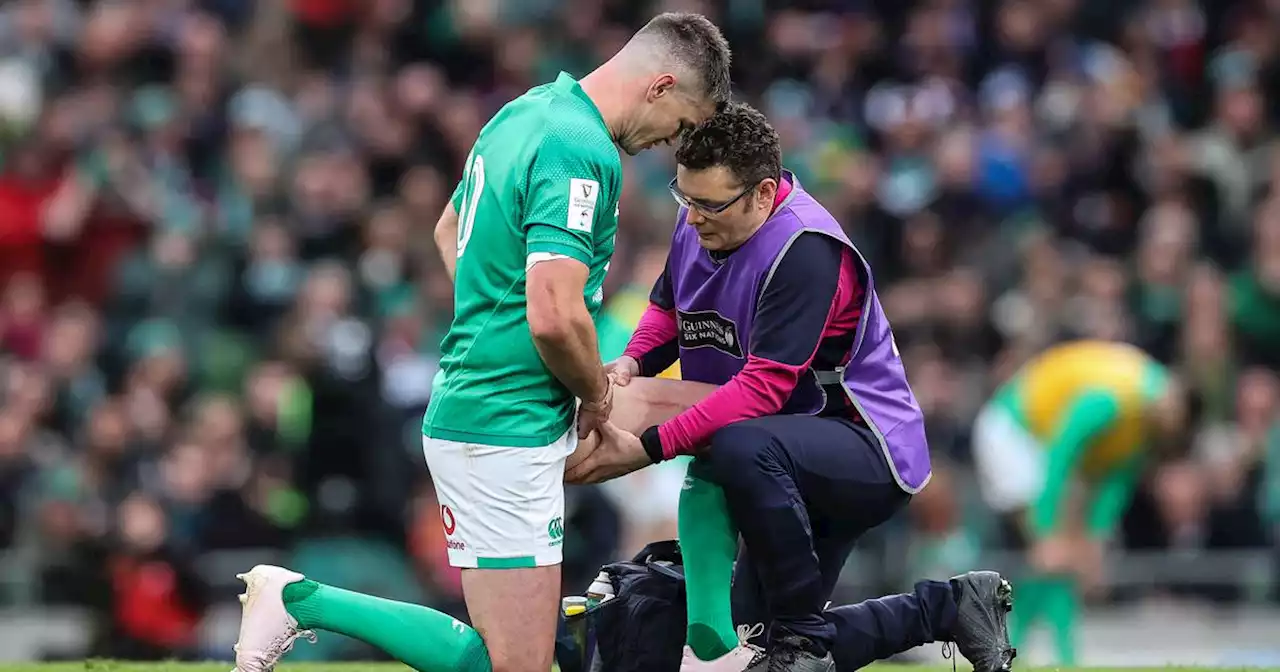 Six Nations: Johnny Sexton back in Ireland training after injury