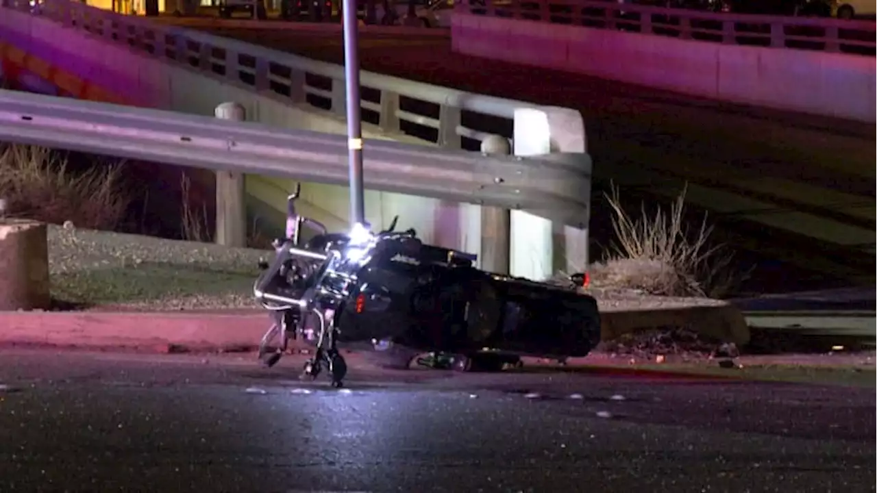 Motorcyclist hospitalized after crash with sedan, police say