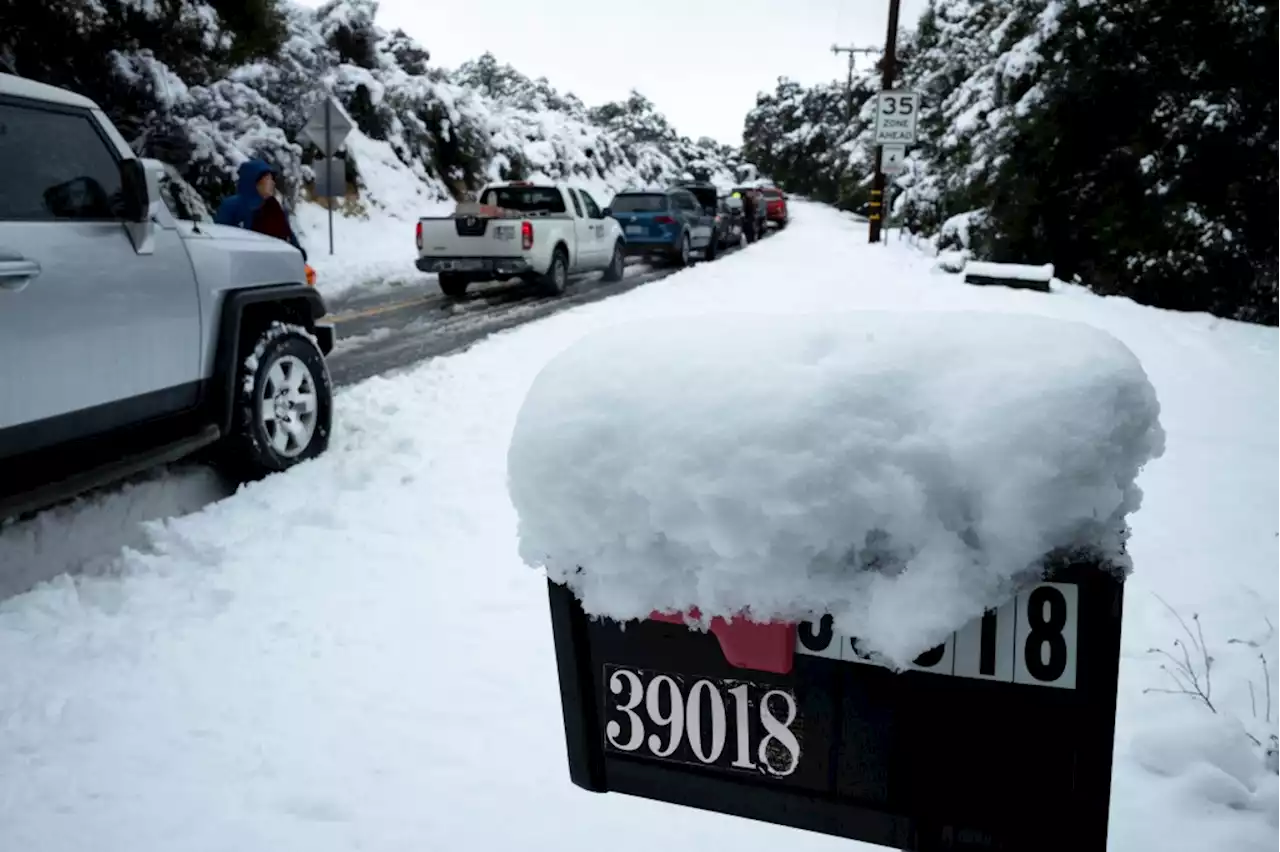 Here’s how much rain and snow the storm dropped on Southern California cities