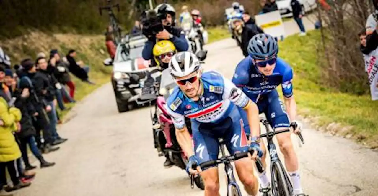 Alaphilippe aérien en Ardèche, Perez éolien dans la Drôme