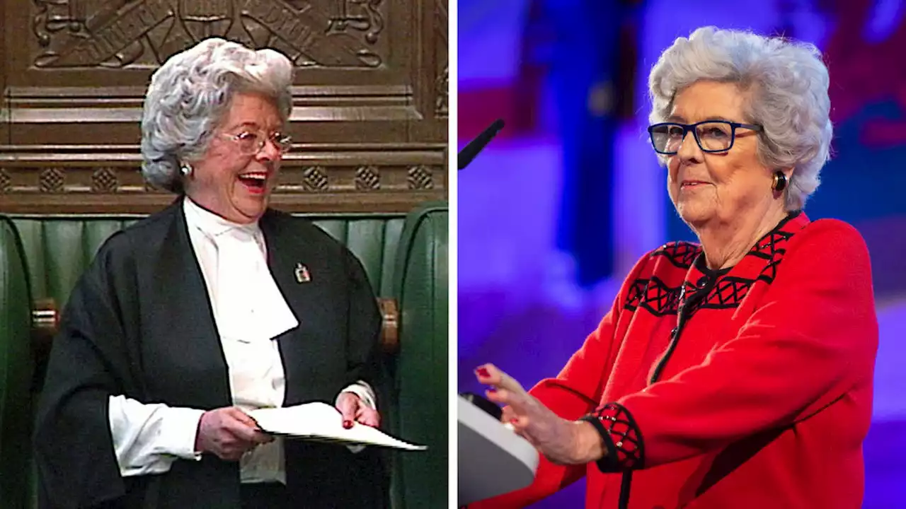 Baroness Betty Boothroyd dies aged 93 as tributes paid to first female speaker of the Commons