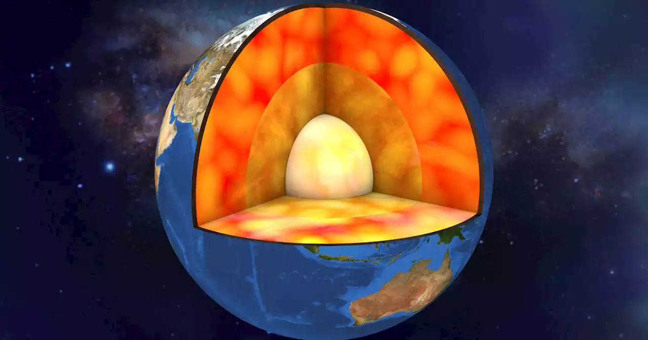 A l’intérieur du noyau terrestre, il y a encore un noyau
