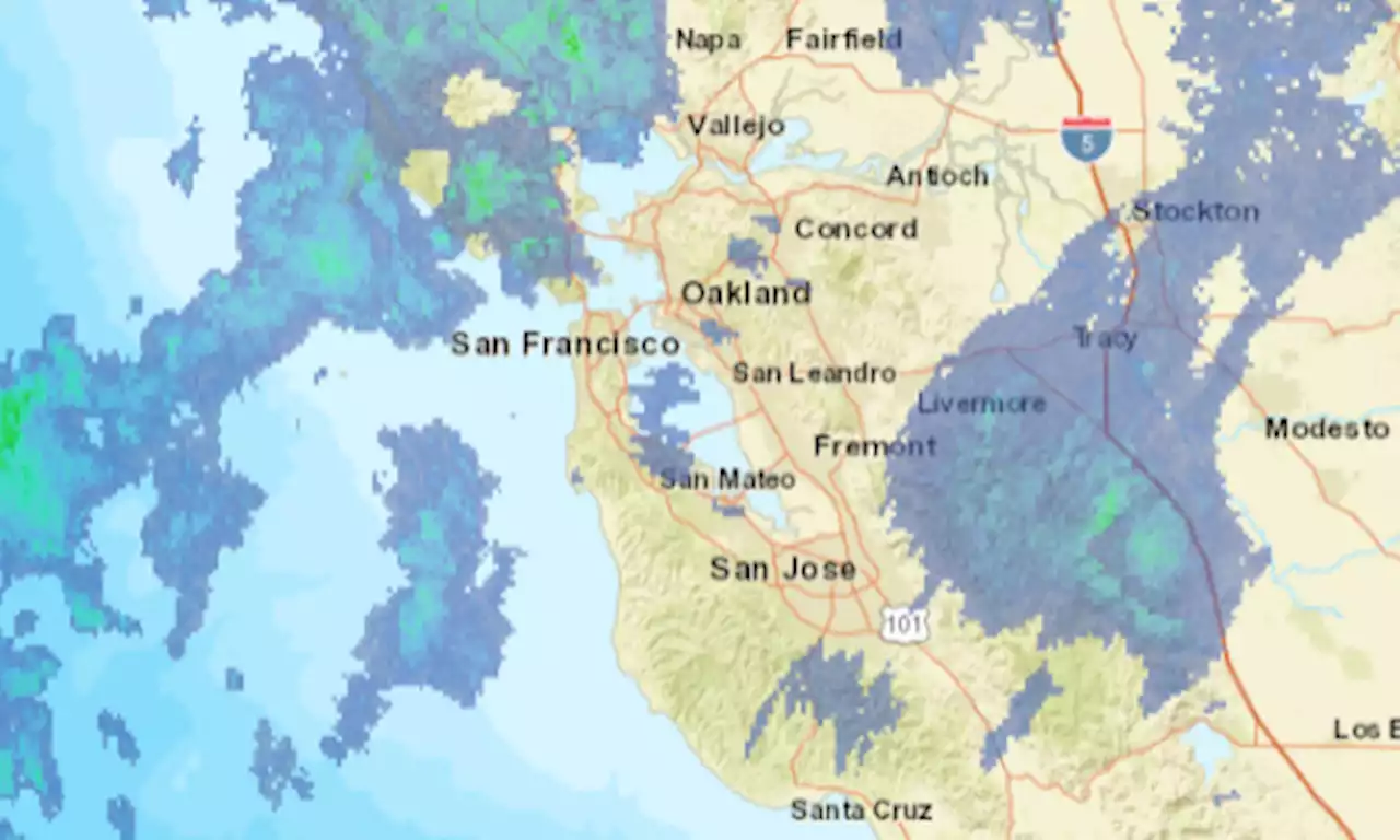 Map: Where it’s raining in the Bay Area