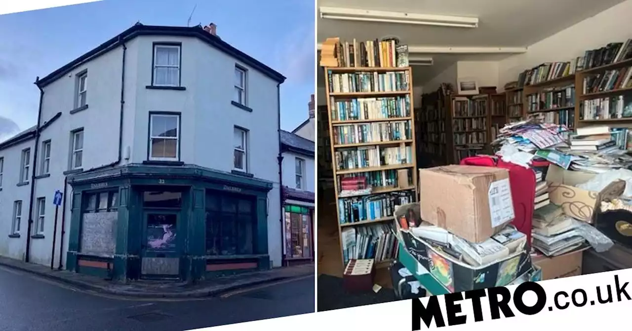 An old bookshop is up for auction for £75,000 - with a novel surprise inside