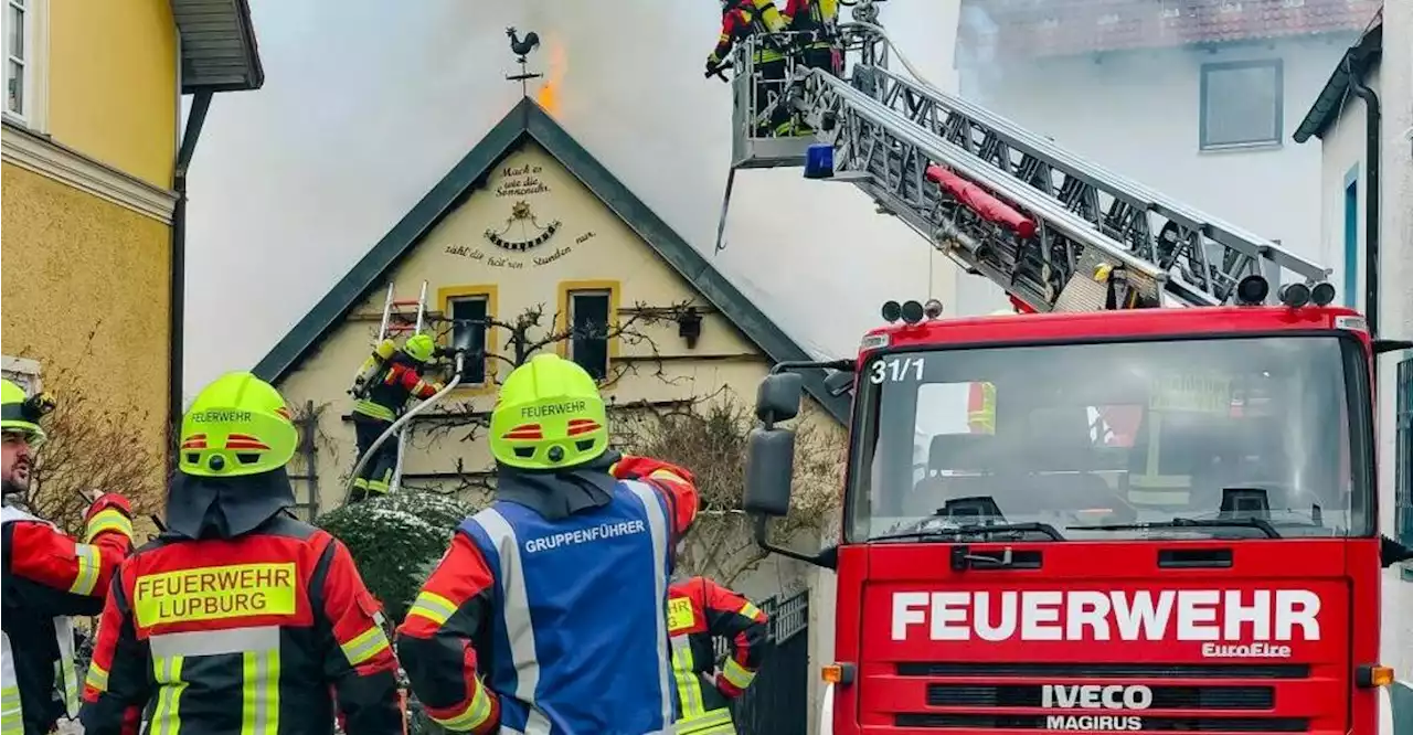 Brand in der Innenstadt von Parsberg gelöscht