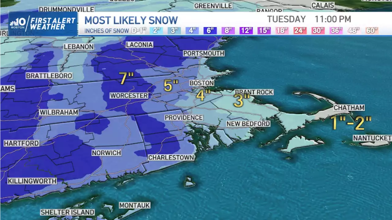 FIRST ALERT: Latest Snowfall Maps, Anticipated Timing Ahead of Incoming Winter Storm