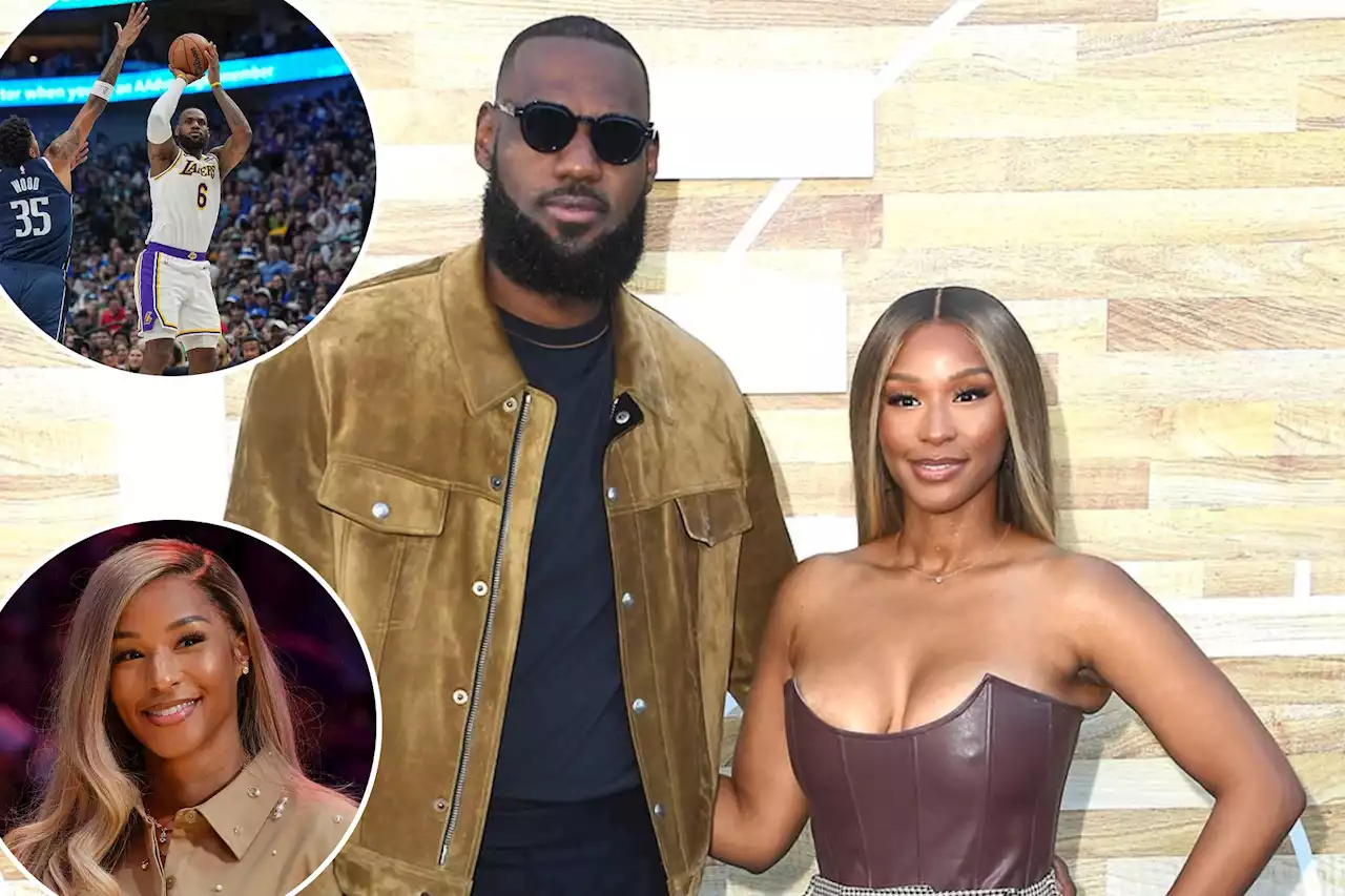 LeBron James posts thirsty comment on wife Savannah’s Instagram photos