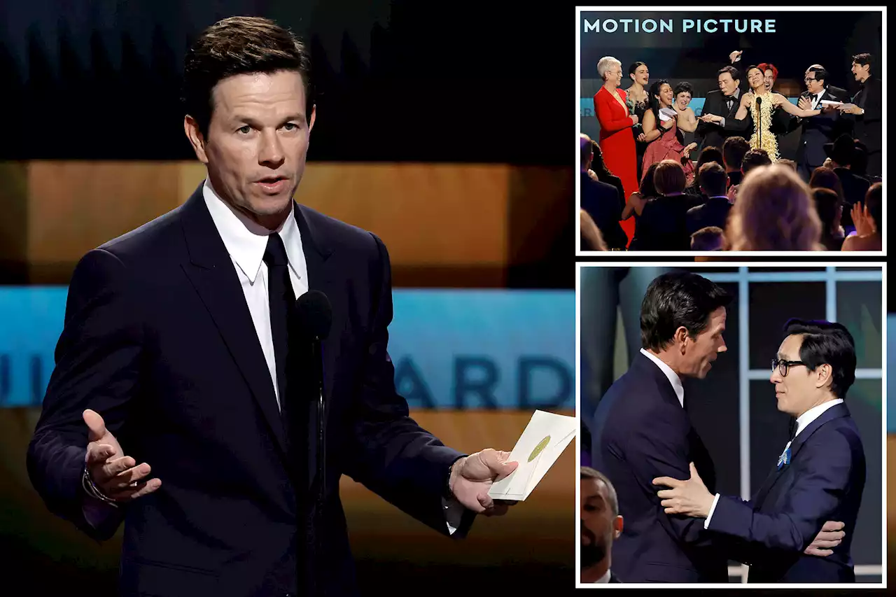 Mark Wahlberg slammed for presenting 2023 SAG Award to Asian cast after ‘hate crimes’