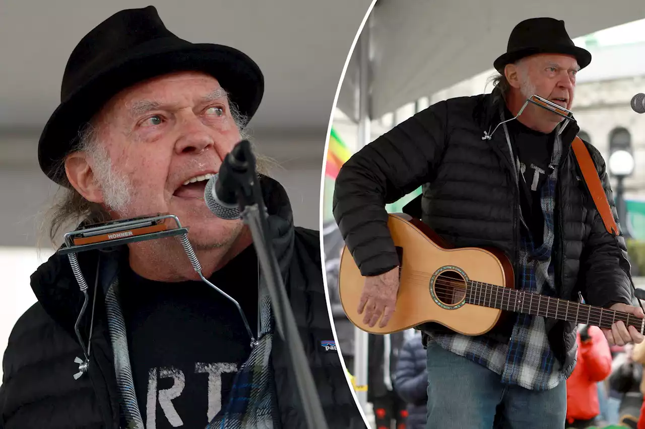 Neil Young surprises fans with first in-person performance in years