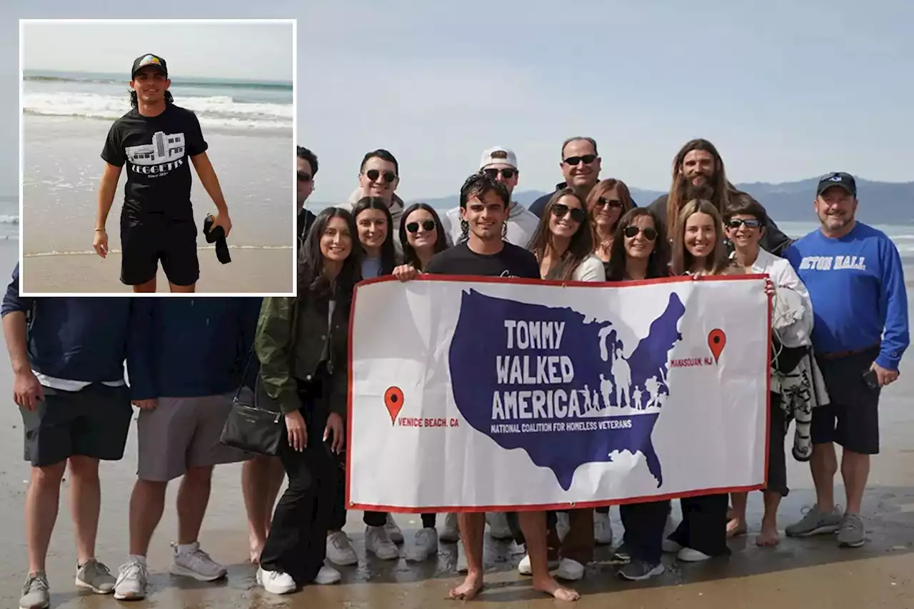 New Jersey man Tommy Pasquale walks across US to raise nearly $100K for homeless veterans