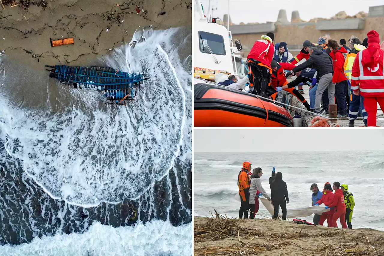 Smugglers ‘started to throw kids’ into sea as boat sank off Italy: reports