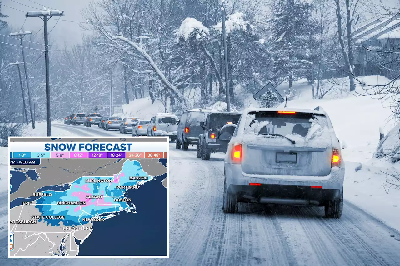 Winter storm bringing snow to the Northeast, New England this week