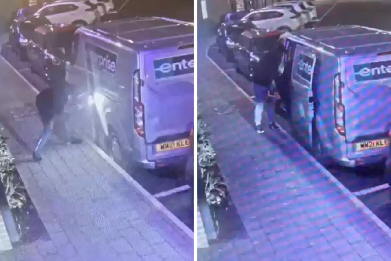 Shocking video shows van break-in that put tradesman out of work