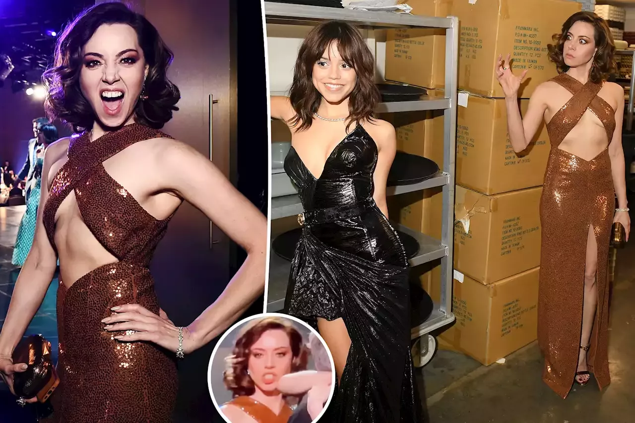 Jenna Ortega And Aubrey Plaza Made The Perfect Pair At SAG Awards