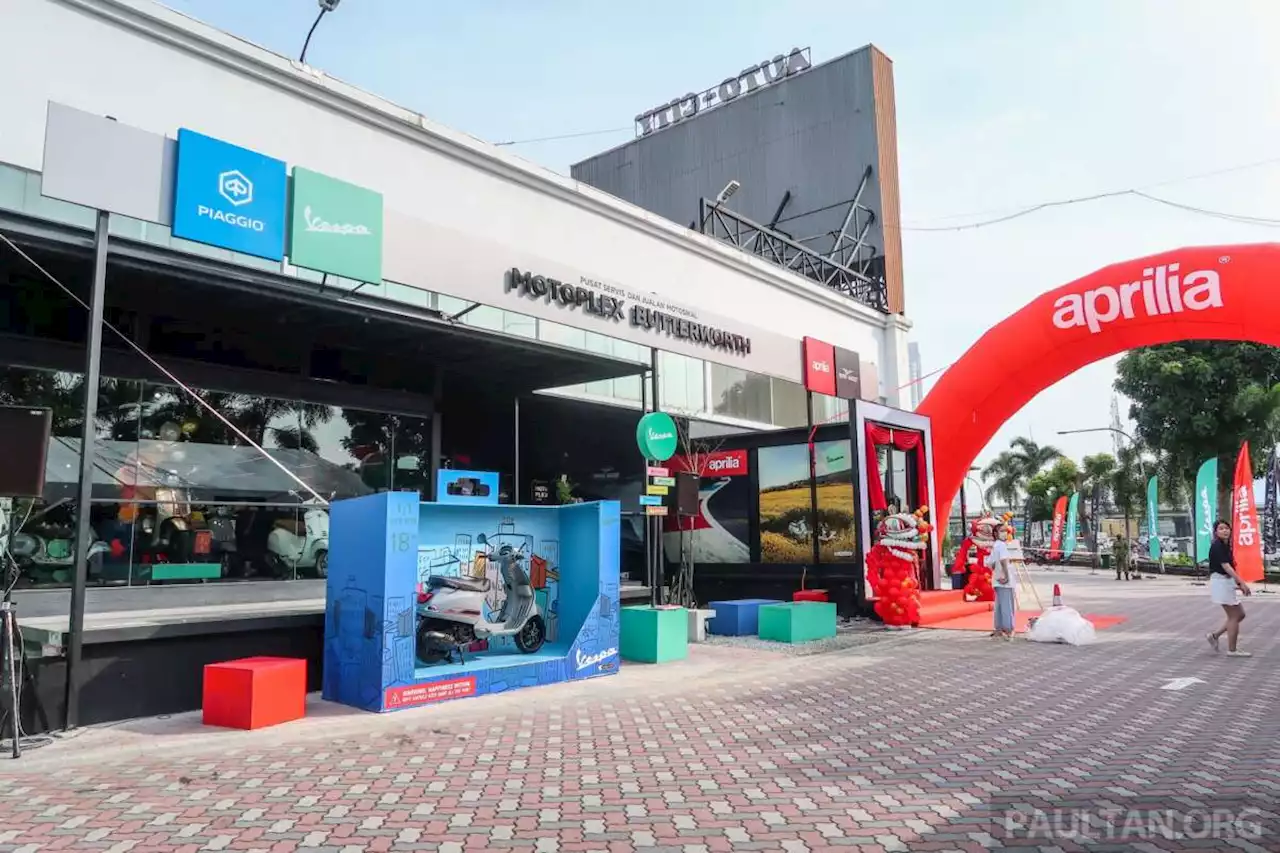 Motoplex Butterworth now open - one-stop sales and service for Piaggio, Vespa, Aprilia dan Moto Guzzi - paultan.org