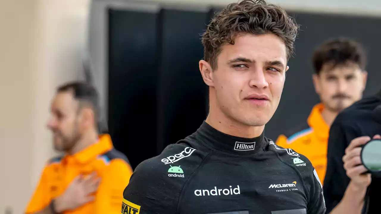 Report of Lando Norris' 'sort of' display of frustration during Bahrain testing