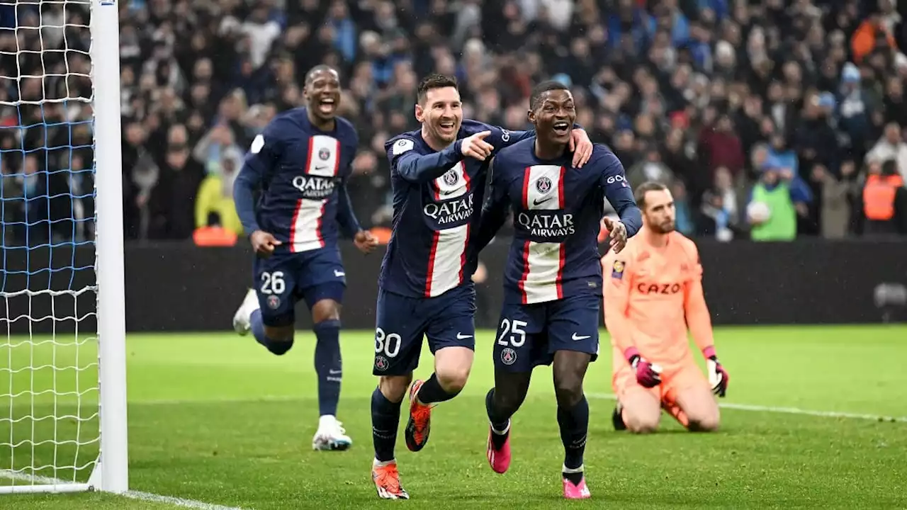 PSG: brillant contre l'OM, Messi a atteint la barre des 700 buts en club